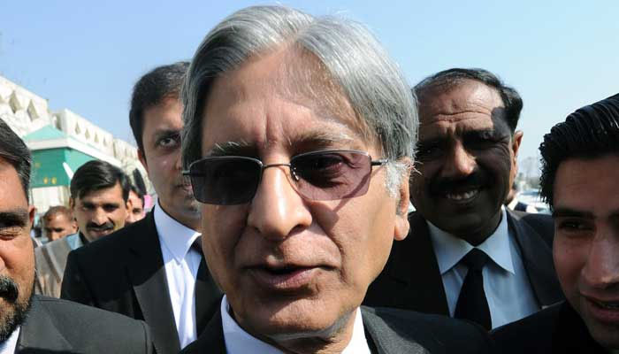 Rana Sanaullah tell me why they will not allow election on 14th May: Aitzaz Ahsan