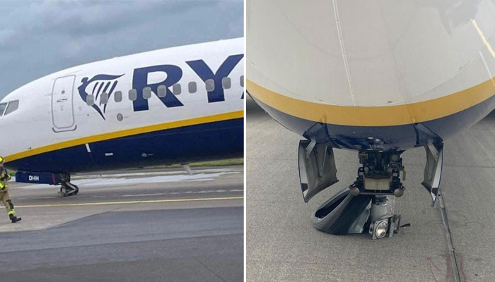 Ryanair flight crashes, one runway at Dublin Airport closed