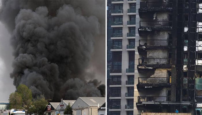 Terrible fire in the building, 16 people died, including 3 Pakistanis