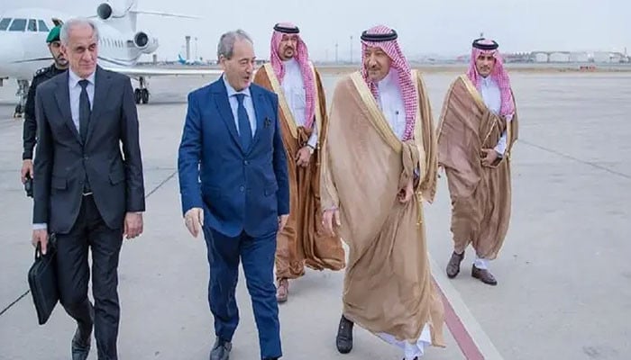 The Syrian Foreign Minister arrived in Jeddah on the invitation of the Saudi counterpart