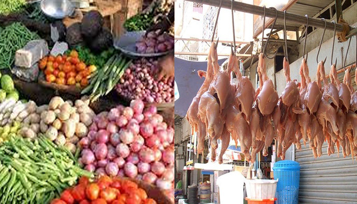 The prices of meat and vegetables went up on Eid