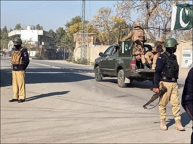 Three terrorists were killed in an encounter with security forces in Bannu