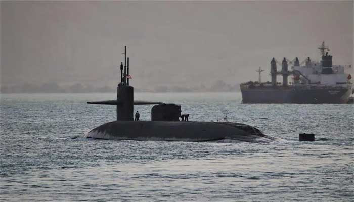 US guided missile submarine deployed in the Middle East