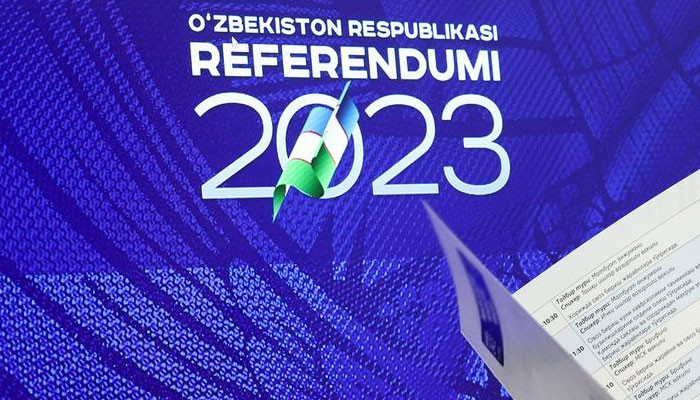 Voting on Referendum for Major Amendments in Uzbekistan