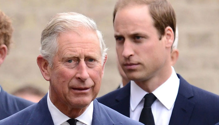 What did Prince William lie to King Charles to avoid the media?