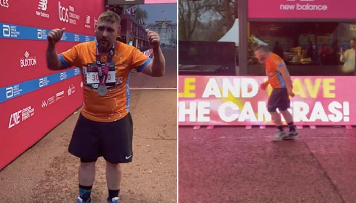 Who was the last to finish the London Marathon?