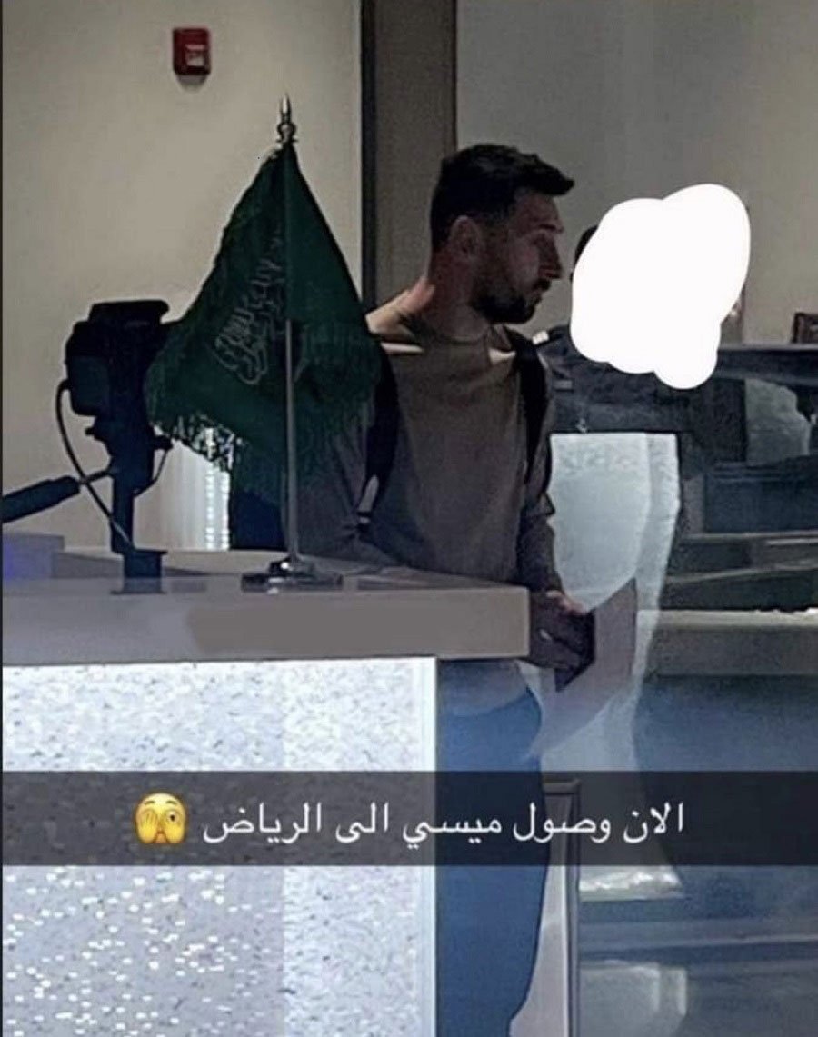 Lionel Messi arrived in Saudi Arabia to celebrate holidays with his family