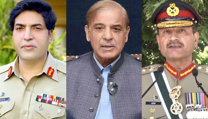 Meeting of Army Chief and DGISI with the Prime Minister, consideration of the country's situation Collage Photo: File