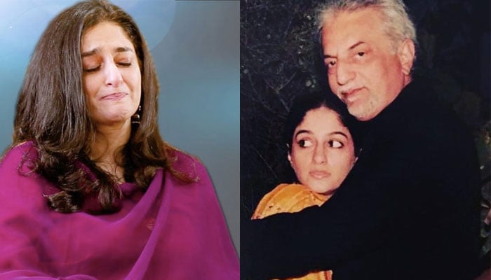 Nadia Jameel's father passed away Collage courtesy of Social Media