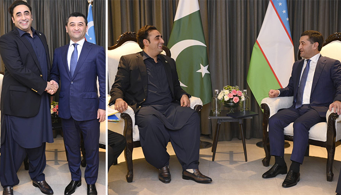 Bilawal Bhutto Zardari meeting with Foreign Minister of Uzbekistan Bilawal Bhutto Zardari meeting with Foreign Minister of Uzbekistan