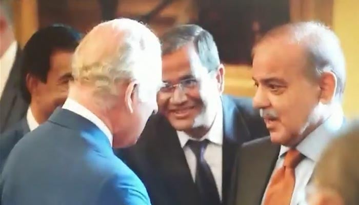 Prime Minister Shehbaz Sharif met King Charles, congratulated him on his coronation Screen grab