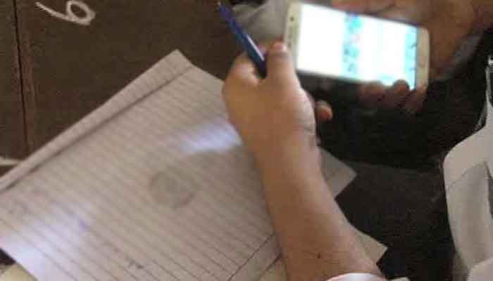 Mobile phones recovered from students in matric exams File photo