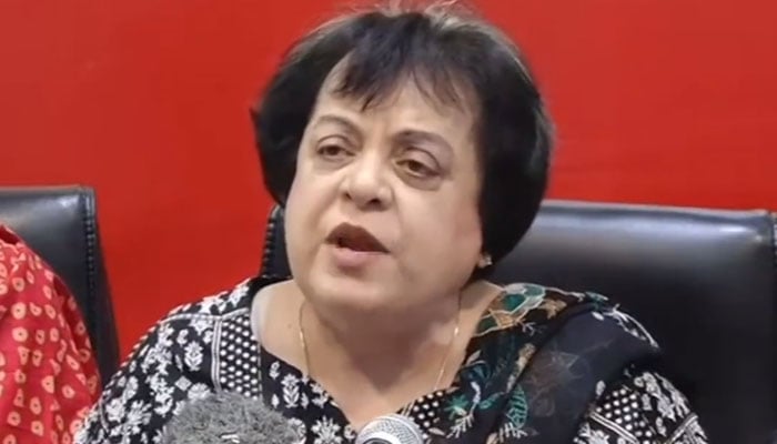 Human rights organization takes note of violence against PTI workers, Shireen Mazari Screen grab