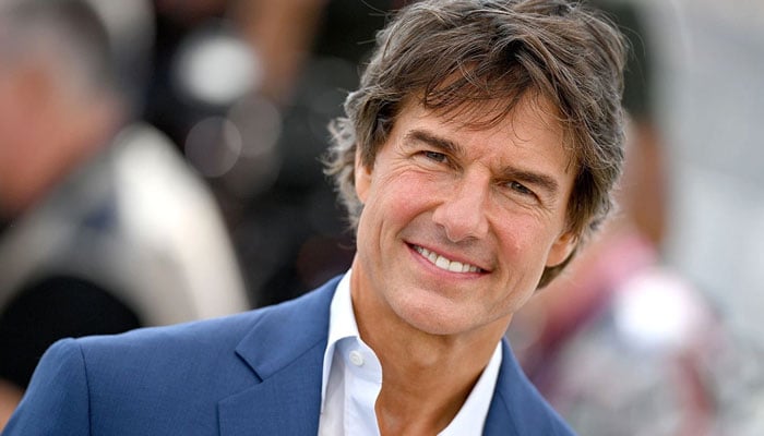 Tom Cruise received the award while flying a fighter jet Tom Cruise, file photo