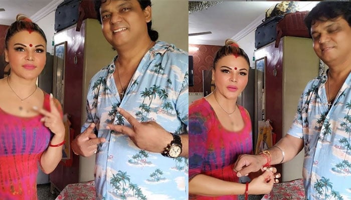 Rakesh Sawant's brother Rakesh Sawant was arrested Rakesh Sawant's brother Rakesh Sawant was arrested