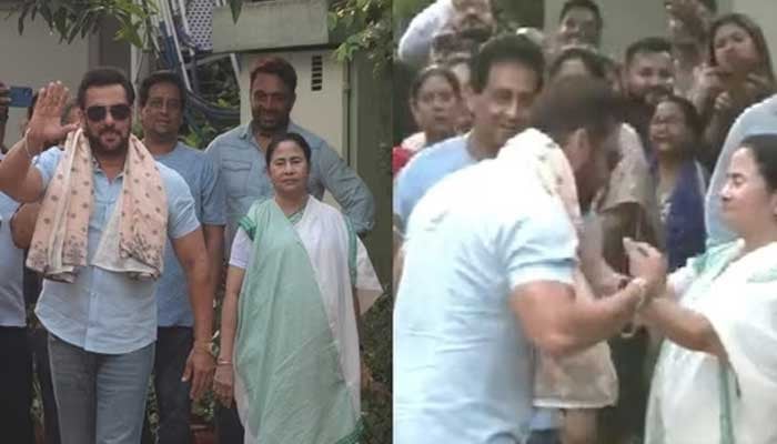 Salman Khan meets Chief Minister Mamata Banerjee in Calcutta