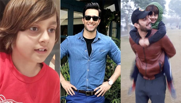 Actor and model Imad Irfani's son passed away Collage courtesy of Social Media