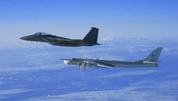 US fighter jets intercepted 6 Russian jets in international airspace File photo