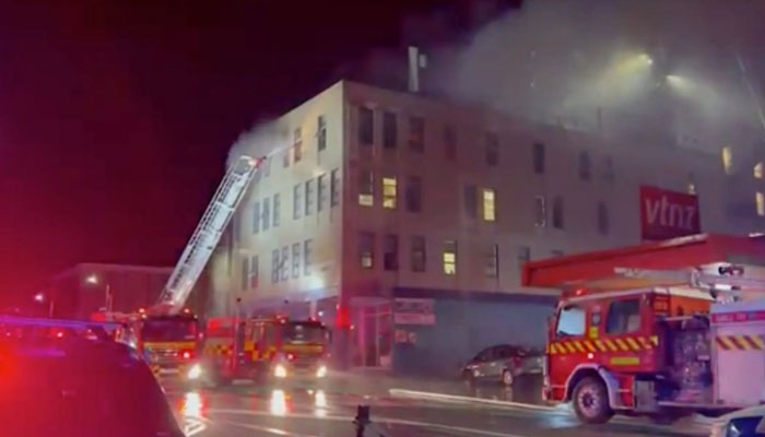 Fire in Wellington hostel, 10 people killed social media