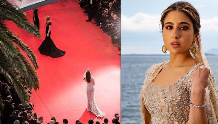 Sara Ali Khan dons a desi look at the Cannes Film Festival File photo