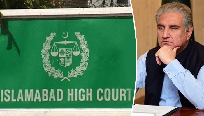 Islamabad High Court's order to release Shah Mehmood Qureshi —File photo