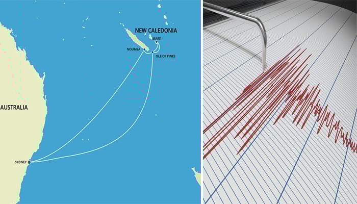 Strong earthquake hits Pacific Ocean near New Caledonia, tsunami warning issued Photos courtesy of Foreign Media
