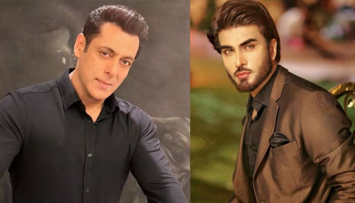 Why is Imran Abbas being compared to Salman Khan on social media?