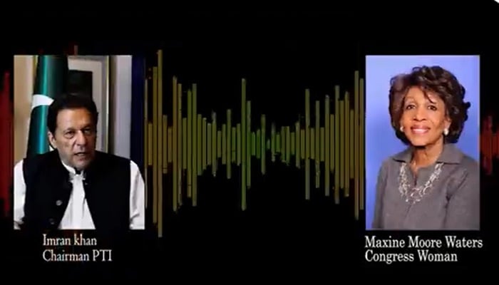 Imran Khan's alleged audio leak with US Congresswoman Maxine Moore Waters has surfaced Imran Khan's alleged audio leak with US Congresswoman Maxine Moore Waters has surfaced
