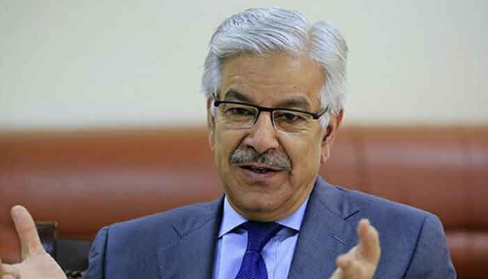 Love of the country is our red line: Khawaja Asif —File photo