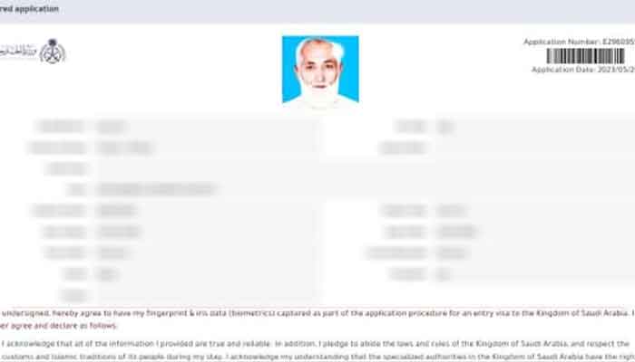 A 75-year-old Pakistani man has been cleared for immigration in Saudi Arabia War Photo