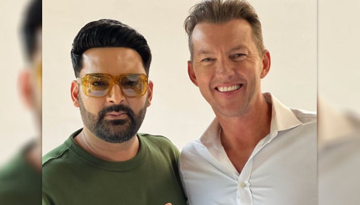 Who did Brett Lee promise to bring on Kapil Sharma's show?