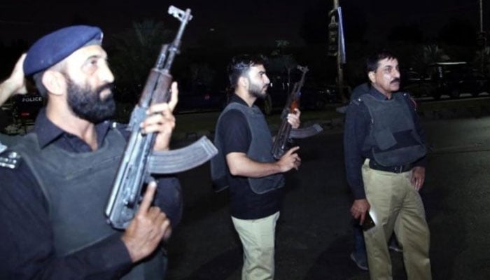 Armed men attack on police line Khyber, 2 officers martyred File photo