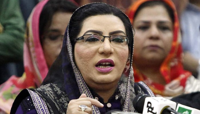 The possibility of Firdous Ashiq Awan leaving Tehreek-e-Insaaf File photo