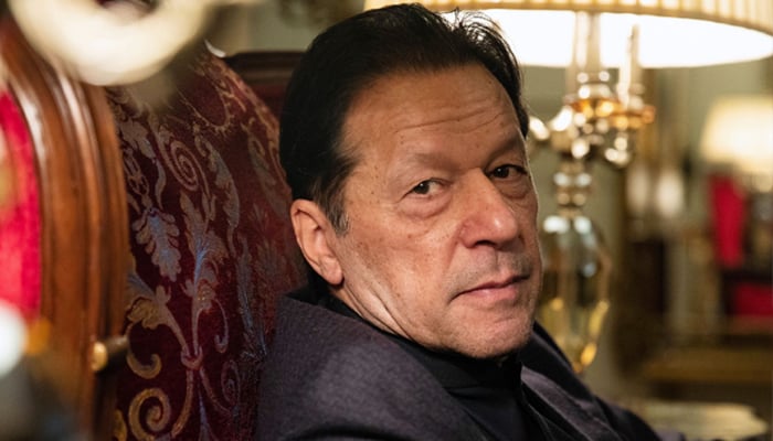 Imran Khan's reaction to putting his name on ECL File photo