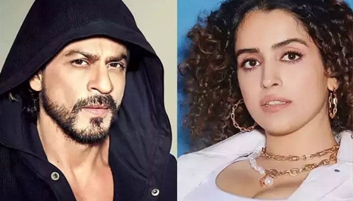 How was Sanya Malhotra's experience working with Shah Rukh Khan?