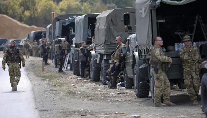 Serbia orders troops to advance to Kosovo border File photo