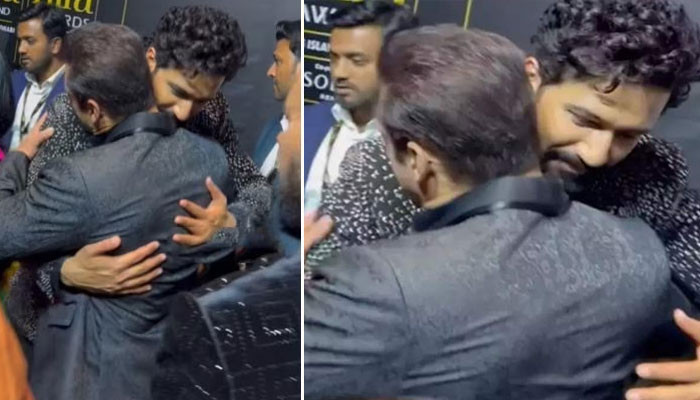 Salman Khan won the hearts of fans by hugging Vicky Kaushal