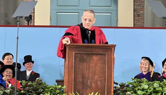 Versatile actor Tom Hanks receives an honorary degree from Harvard University Versatile actor Tom Hanks receives an honorary degree from Harvard University