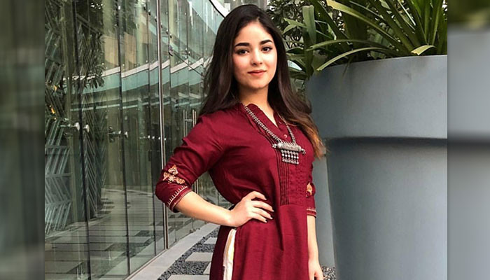 Zaira Wasim spoke in support of a woman who eats while wearing a niqab at a wedding