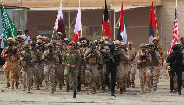 Joint military exercises of the US, Saudi Arabia and the GCC countries File photo