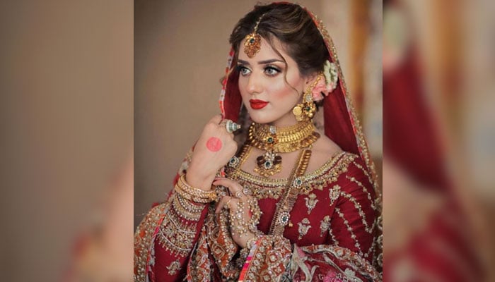 Jannat Mirza, a well-known Tik-Toker, became a bride Photo courtesy of Instagram