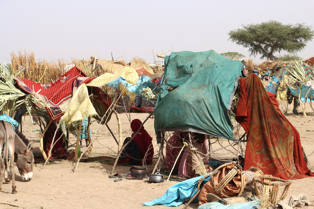 Thousands of refugees are crossing the border  into Chad fleeing violence in Sudan.