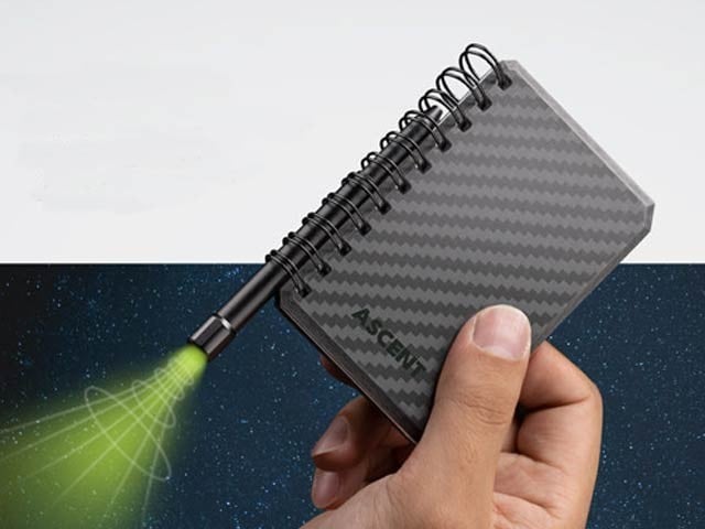 You can now buy Ascent notebooks designed under space technology.  Photo: Kickstarter website 