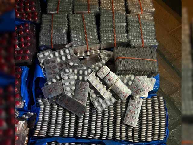 One lakh 90 thousand narcotic pills were recovered from the container bound for Dubai