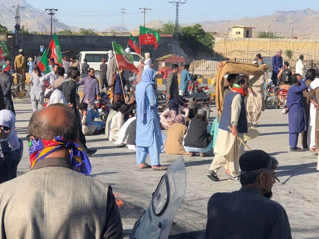 Demonstration against Imran Khan's arrest in Quetta, PTI worker killed