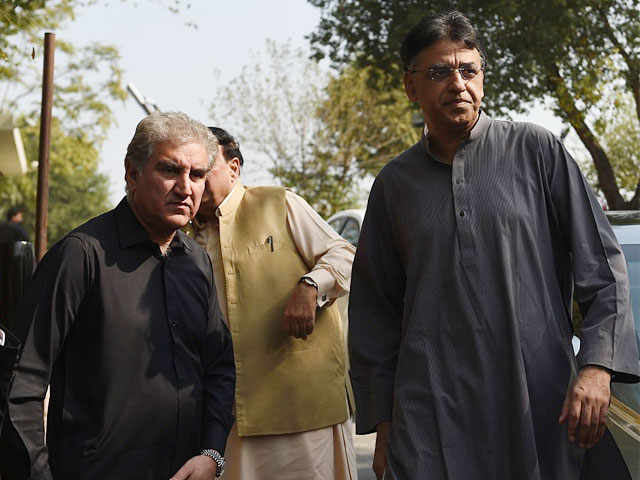 PTI leader Asad Umar and Shah Mehmood Qureshi arrested