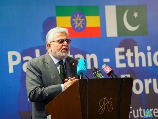 Successful organization of Pakistan-Ethiopia Business Forum under TADAP Ethiopian Airlines has an opportunity to strengthen ties with Africa, Zubair Motiwala. Photo: Twitter