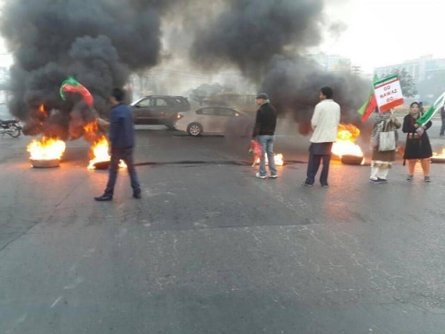 The miscreants vandalized 22 vehicles used by the Lahore Police and set fire to several. 