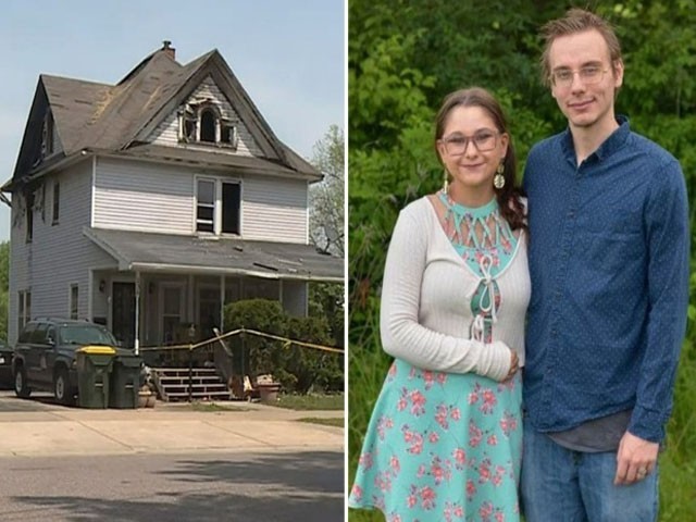 America: 19-year-old bride died in house fire on wedding day Bride killed in marriage house fire in America; Photo: Twitter