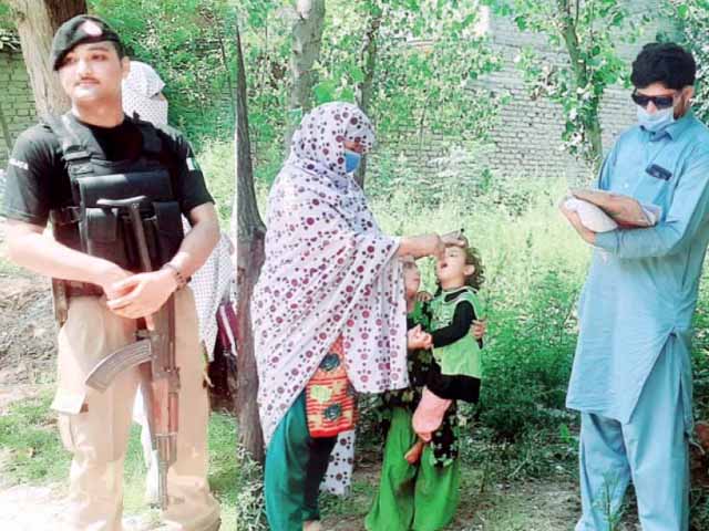 An officer martyred, one injured in an attack on a polio team in North Waziristan